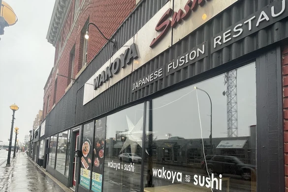Wakoya Sushi restaurant at 167 Osborne Street in Osborne Village, Winnipeg