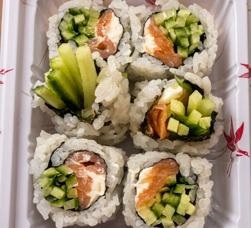 Philly sushi roll at Wakoya Sushi, 167 Osborne Street, Winnipeg